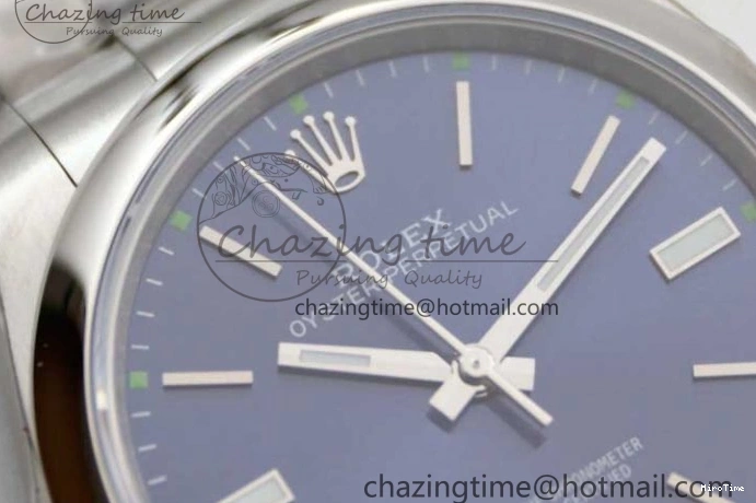 MiroTime 0105 Oyster Perpetual 39mm 114300 EWF 1:1 Best Edition 904L Steel Blue Dial on SS Bracelet SA WaterResistant 2005